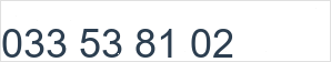 Landline number: