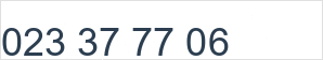 Landline number: