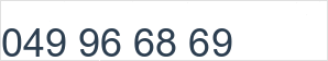Landline number: