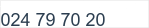 Landline number: