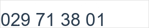 Landline number: