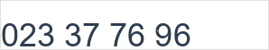 Landline number: