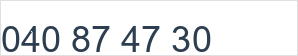 Landline number: